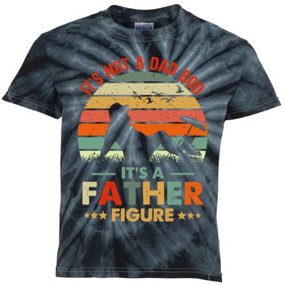 It's Not A Dad Bod It's A Father Figure Funny Vintage Sunset Kids Tie-Dye T-Shirt