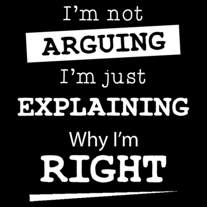 IM Not Arguing IM Just Explaining Why I Am Right Gift Flat Bill Trucker Hat