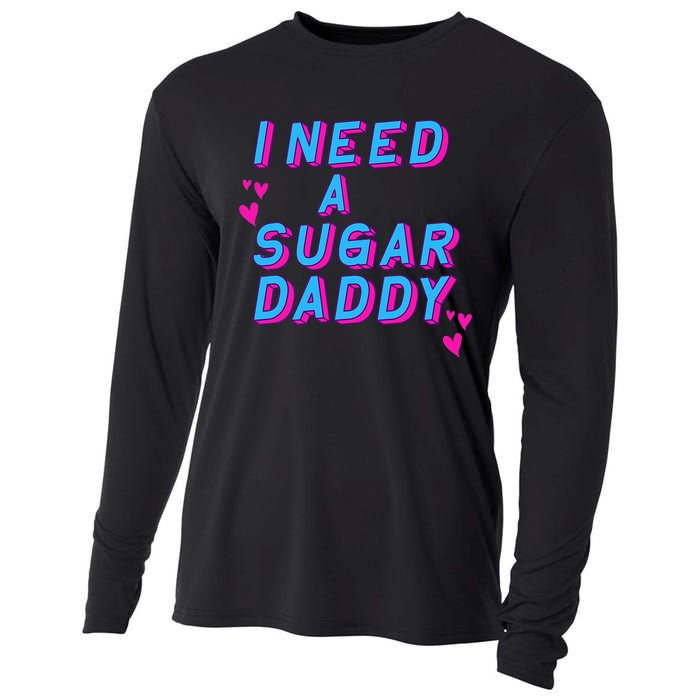 I Need A Sugar Daddy Cooling Performance Long Sleeve Crew