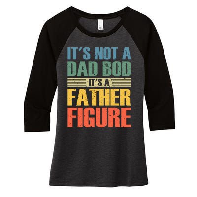 Its Not A Dad Bod Its A Father Igure Women's Tri-Blend 3/4-Sleeve Raglan Shirt