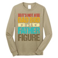 Its Not A Dad Bod Its A Father Figure Vintage Fathers Day Gift Long Sleeve Shirt