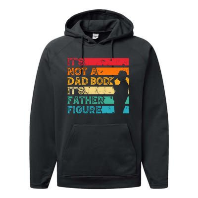 Its Not A Dad Bod Its Father Figure Performance Fleece Hoodie