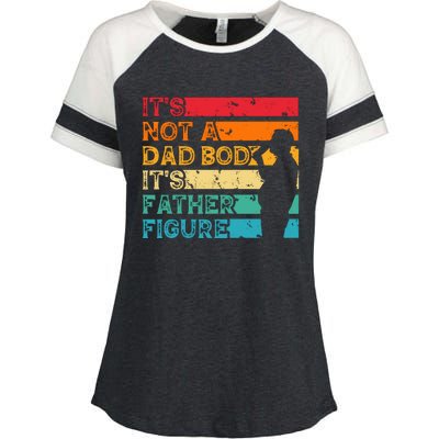 Its Not A Dad Bod Its Father Figure Enza Ladies Jersey Colorblock Tee