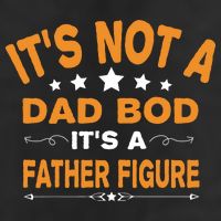 Its Not A Dad Bod Its A Father Figure 7 Panel Mesh Trucker Snapback Hat