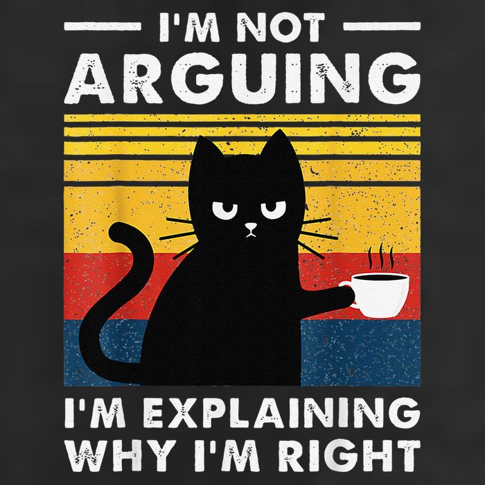 Im Not Arguing Im Just Explaining Why Im Right FUNNY Cat Cool Comfort Performance Bucket Hat