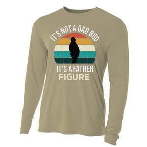 Its Not A Dad Bod Its A Father Figure Funny Fathers Day Gift Cooling Performance Long Sleeve Crew