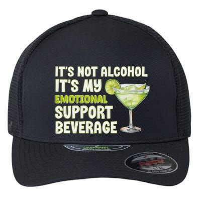 ItS Not Alcohol ItS My Emotional Support Beverage Flexfit Unipanel Trucker Cap