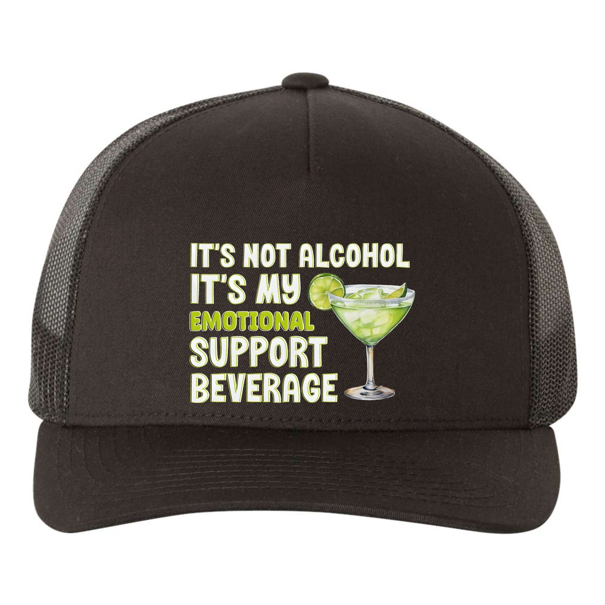 ItS Not Alcohol ItS My Emotional Support Beverage Yupoong Adult 5-Panel Trucker Hat