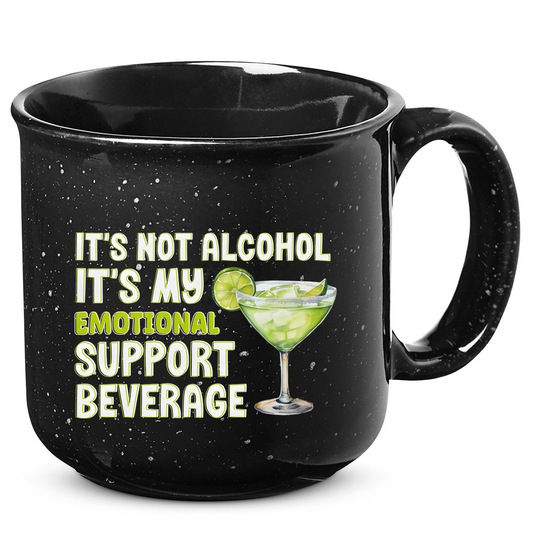 ItS Not Alcohol ItS My Emotional Support Beverage 15oz Campfire Ceramic Mug