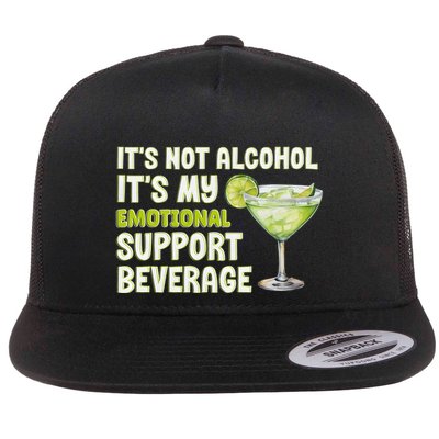 ItS Not Alcohol ItS My Emotional Support Beverage Flatbill Hat