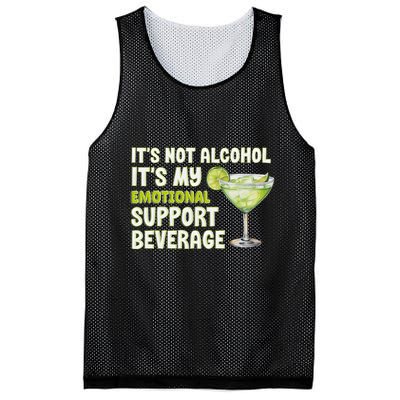 ItS Not Alcohol ItS My Emotional Support Beverage Mesh Reversible Basketball Jersey Tank