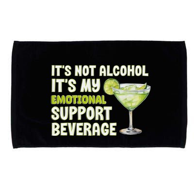 ItS Not Alcohol ItS My Emotional Support Beverage Microfiber Hand Towel