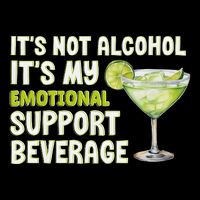 ItS Not Alcohol ItS My Emotional Support Beverage Women's Crop Top Tee