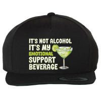 ItS Not Alcohol ItS My Emotional Support Beverage Wool Snapback Cap