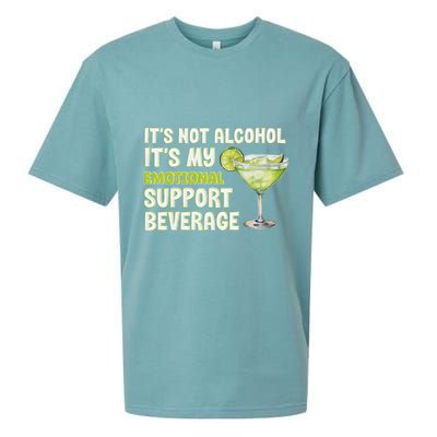 ItS Not Alcohol ItS My Emotional Support Beverage Sueded Cloud Jersey T-Shirt