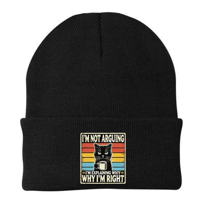 IM Not Arguing IM Explaining Why Why IM Right Knit Cap Winter Beanie
