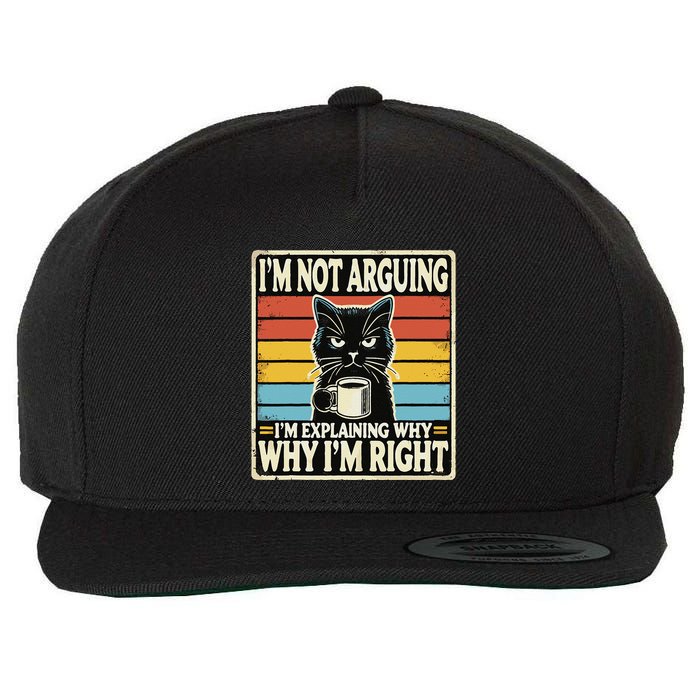 IM Not Arguing IM Explaining Why Why IM Right Wool Snapback Cap