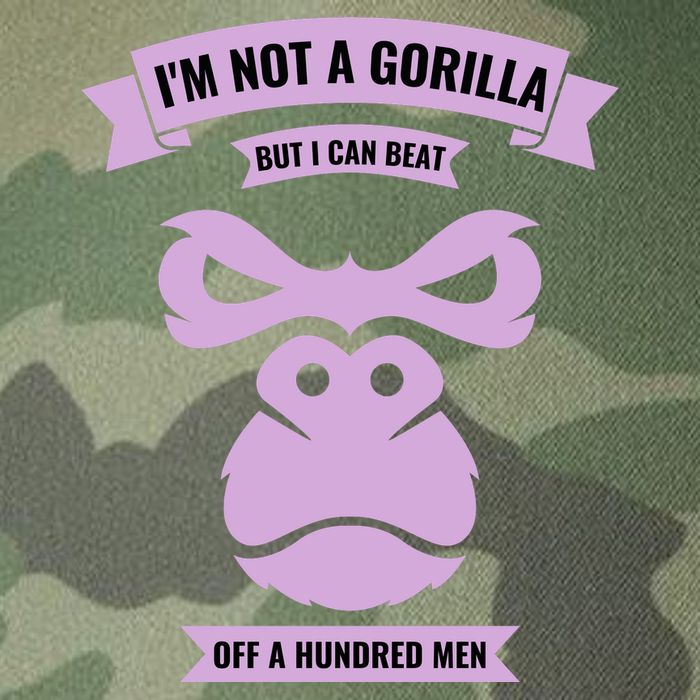 I'm Not A Gorilla But I Can Beat Off A Hundred Legacy Tie Dye Trucker Hat