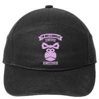 I'm Not A Gorilla But I Can Beat Off A Hundred 7-Panel Snapback Hat