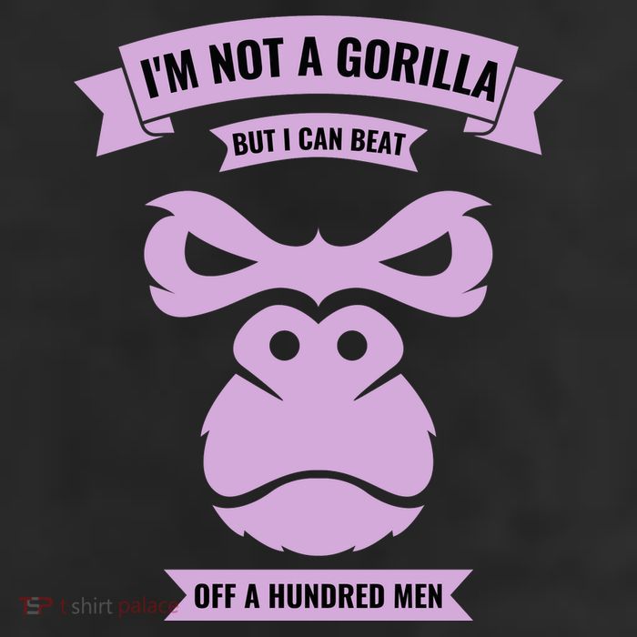 I'm Not A Gorilla But I Can Beat Off A Hundred Adult Drive Performance Visor