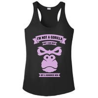 I'm Not A Gorilla But I Can Beat Off A Hundred Ladies PosiCharge Competitor Racerback Tank