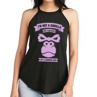 I'm Not A Gorilla But I Can Beat Off A Hundred Women's Perfect Tri Rocker Tank