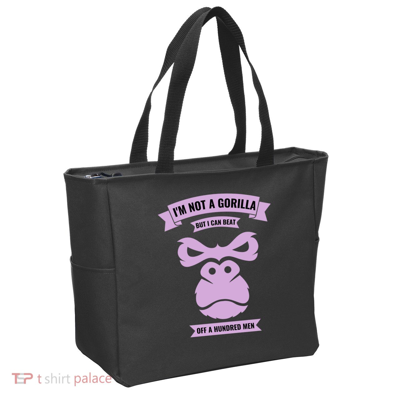 I'm Not A Gorilla But I Can Beat Off A Hundred Zip Tote Bag