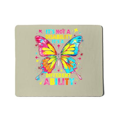 ItS Not A Disability Different Ability Autism Awareness Mousepad