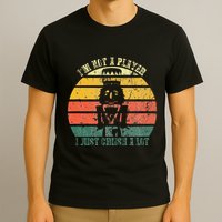 IM Not A Player I Just Crush A Lot Retro Nutcracker T-Shirt