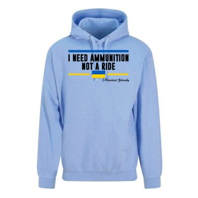 I Need Ammunition Not A Ride Ukraine Unisex Surf Hoodie