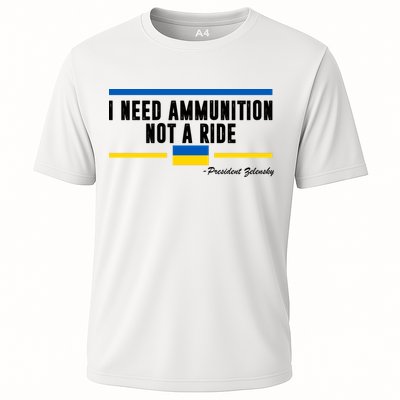 I Need Ammunition Not A Ride Ukraine Performance Shirt