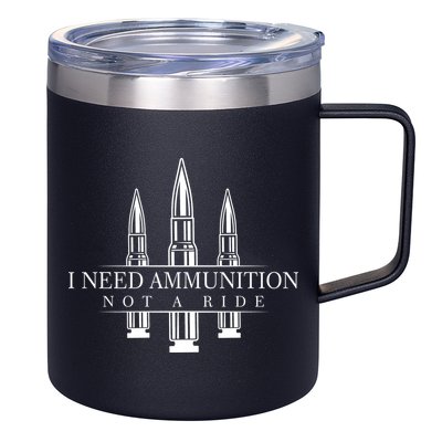 I Need Ammunition Not A Ride Volodymyr Zelenskyy Ukraine 12oz Stainless Steel Coffee Mug
