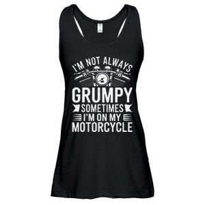 IM Not Always Grumpy Sometimes IM On My Motorcycle Gift Ladies Essential Flowy Tank