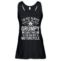 IM Not Always Grumpy Sometimes IM On My Motorcycle Gift Ladies Essential Flowy Tank