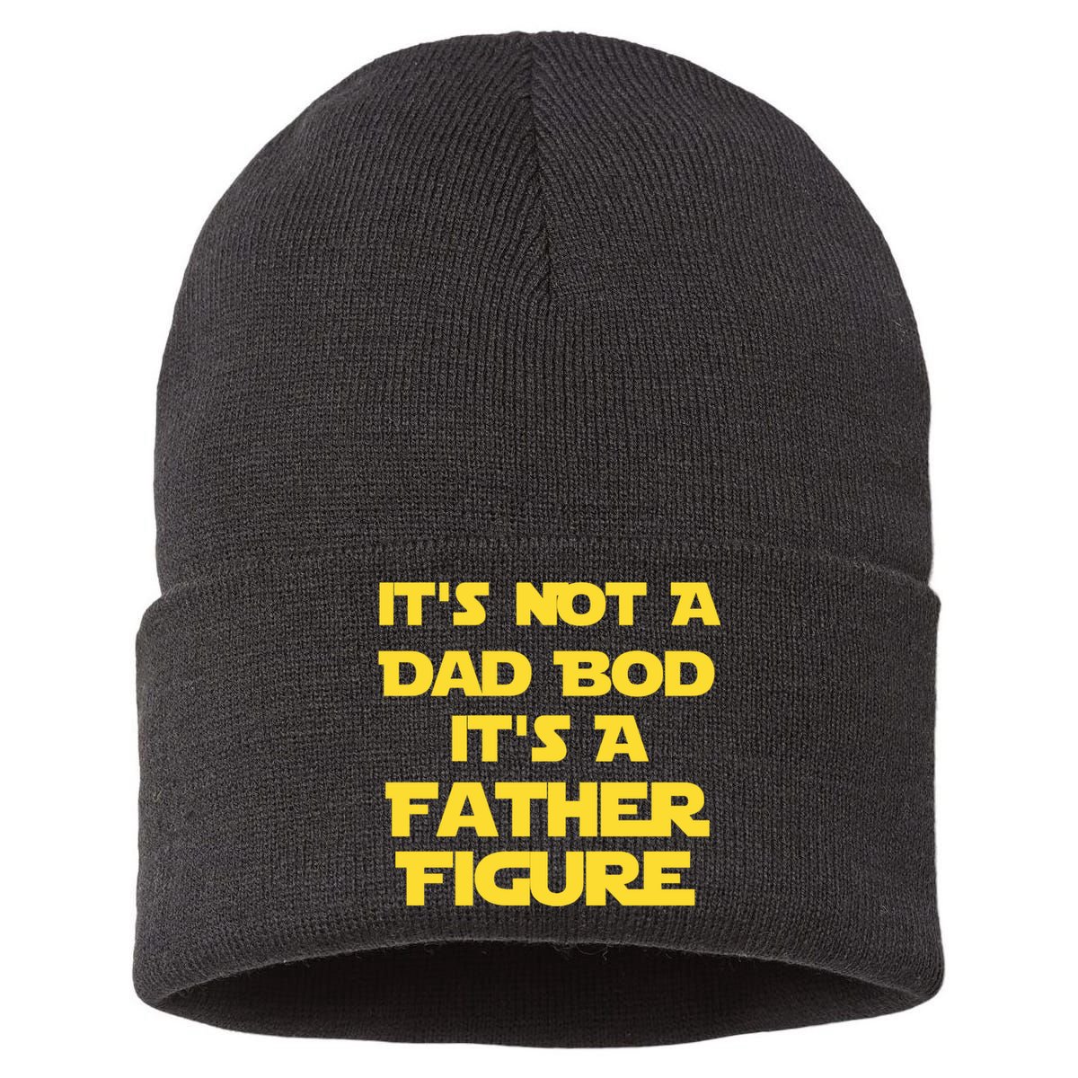 It's Not A Dad Bod It's A Father Figure Sustainable Knit Beanie
