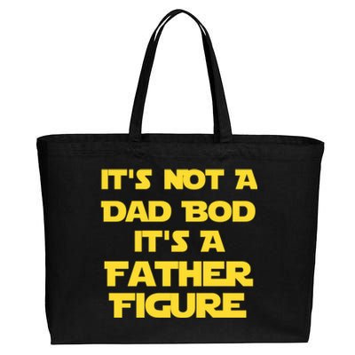 It's Not A Dad Bod It's A Father Figure Cotton Canvas Jumbo Tote