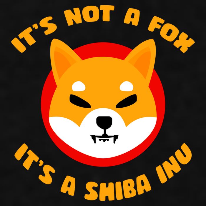 It's Not A Fox It's A Shiba Inu Ladies PosiCharge Tri-Blend Wicking Tank