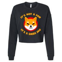 It's Not A Fox It's A Shiba Inu Cropped Pullover Crew