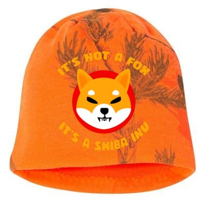 It's Not A Fox It's A Shiba Inu Kati - Camo Knit Beanie