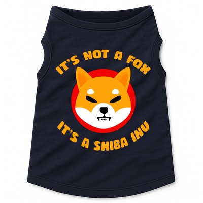 It's Not A Fox It's A Shiba Inu Doggie Tank