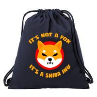 It's Not A Fox It's A Shiba Inu Drawstring Bag
