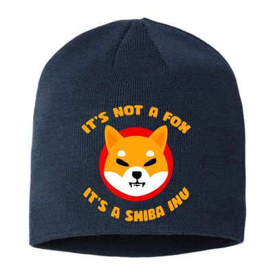 It's Not A Fox It's A Shiba Inu Sustainable Beanie
