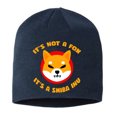 It's Not A Fox It's A Shiba Inu Sustainable Beanie