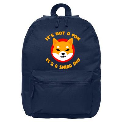It's Not A Fox It's A Shiba Inu 16 in Basic Backpack