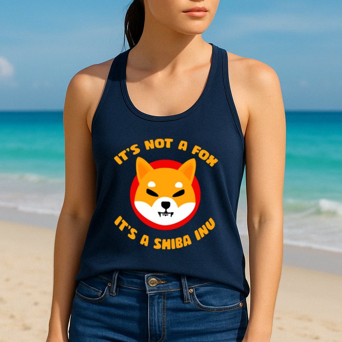 It's Not A Fox It's A Shiba Inu Womens Tank Top