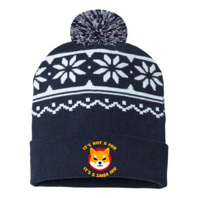 It's Not A Fox It's A Shiba Inu USA-Made Snowflake Beanie