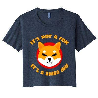 It's Not A Fox It's A Shiba Inu Crop Top