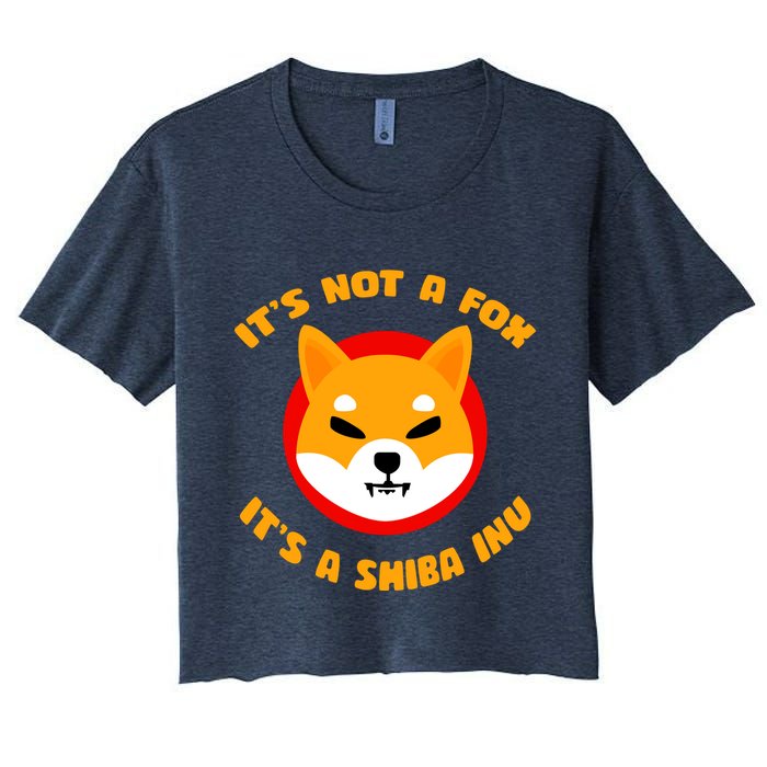 It's Not A Fox It's A Shiba Inu Crop Top