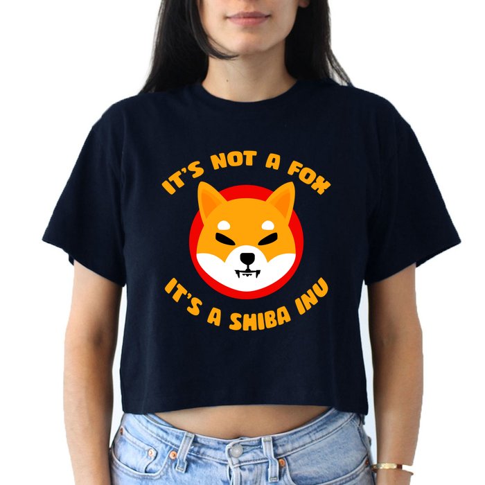 It's Not A Fox It's A Shiba Inu Crop Top