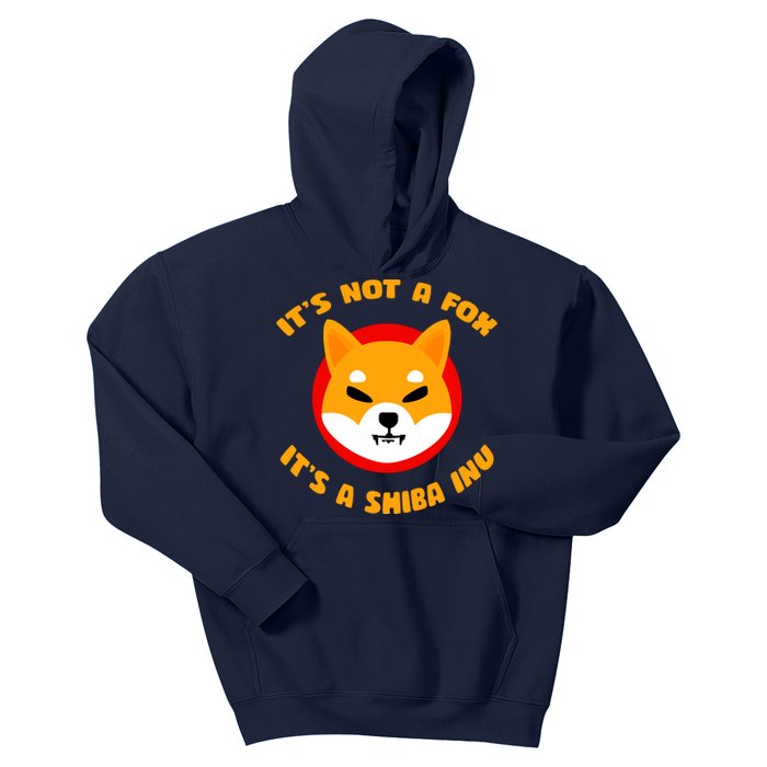 It's Not A Fox It's A Shiba Inu Kids Hoodie